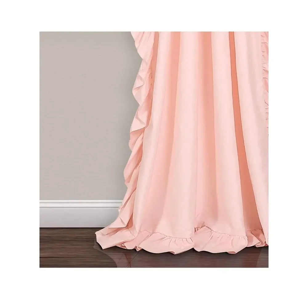 Lush Decor Reyna Ruffle Window Curtain Panel Set for 1 Window - Picture 4 of 9